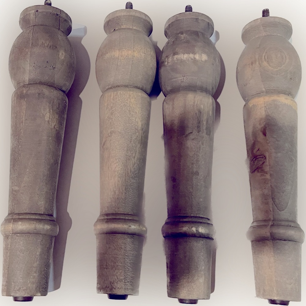 Wood furniture legs set of 4